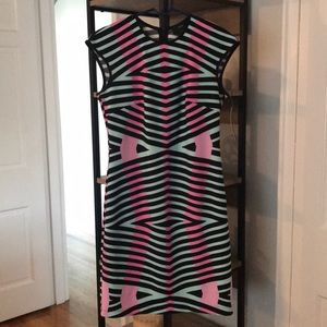 NWT Maia Striped Bodycon Dress